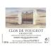 Domaine Gerard Raphet Clos de Vougeot Grand Cru 2009 Front Label