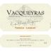 Tardieu-Laurent Vacqueyras Vieilles Vignes 2010 Front Label