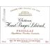Chateau Haut-Bages Liberal 2010 Front Label