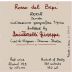 Giuseppe Quintarelli Rosso del Bepi 2002 Front Label