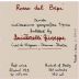 Giuseppe Quintarelli Rosso del Bepi 2005 Front Label