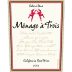 Menage a Trois Rose 2012 Front Label