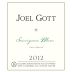 Joel Gott California Sauvignon Blanc 2012 Front Label