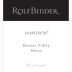 Rolf Binder Hanisch Shiraz 2002 Front Label