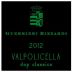 Rizzardi Valpolicella Classico 2012 Front Label