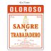 Gutierrez Colosia Sangre y Trabajadero Oloroso Sherry Front Label