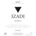 Bodegas Izadi Rioja Reserva 2008 Front Label