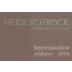 Heidi Schrock & Sohne Selektion Beerenauslese 2008 Front Label