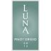 Luna Vineyards Pinot Grigio 2012 Front Label