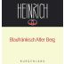 Heinrich Alter Berg Blaufrankisch 2014 Front Label