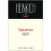Heinrich Gabarinza 2007 Front Label