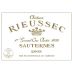 Chateau Rieussec Sauternes 2003 Front Label