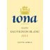 Iona Sauvignon Blanc 2011 Front Label