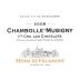 Henri de Villamont Chambolle-Musigny Les Chatelots Premier Cru 2008 Front Label