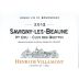 Henri de Villamont Savigny-Les-Beaune Clos Des Guettes 2012 Front Label