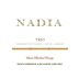 NADIA Trio Red Blend 2014 Front Label