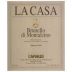 Caparzo Brunello di Montalcino Vigna La Casa 1990 Front Label