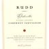 Rudd Oakville Estate Cabernet Sauvignon 2000 Front Label
