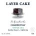 Layer Cake Chardonnay 2012 Front Label