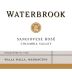 Waterbrook Sangiovese Rose 2011 Front Label