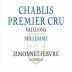 Simonnet-Febvre Chablis Vaillons Premier Cru 2011 Front Label