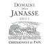 Domaine de la Janasse Chateauneuf-du-Pape 2011 Front Label