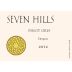 Seven Hills Winery Oregon Pinot Gris 2012 Front Label