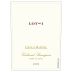 Louis Martini Lot 1 Cabernet Sauvignon 2009 Front Label