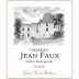 Chateau Jean Faux 2009 Front Label
