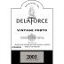 Delaforce Vintage Port (375ML half-bottle) 2003 Front Label