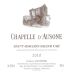 Chateau Ausone Chapelle d'Ausone 2010 Front Label