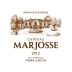 Chateau Marjosse Blanc 2012 Front Label