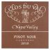 Clos du Val Carneros Estate Pinot Noir 2010 Front Label