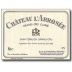 Chateau L'Arrosee 1986 Front Label