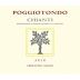 Poggiotondo Chianti 2010 Front Label
