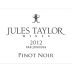 Jules Taylor Pinot Noir 2012 Front Label