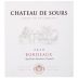Chateau de Sours Bordeaux Rouge 2010 Front Label