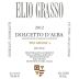 Elio Grasso Dolcetto d'Alba Dei Grassi 2012 Front Label