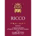 Carletto Ricco Rosso 2012 Front Label