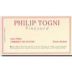 Philip Togni Cabernet Sauvignon 2000 Front Label