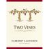 Two Vines California Cabernet Sauvignon 2012 Front Label