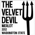 Charles Smith Wines The Velvet Devil Merlot 2012 Front Label
