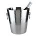 Viski Hammered Stainless-Steel Ice Bucket Gift Product Image