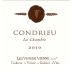 Vins de Vienne Condrieu La Chambee Blanc D'Or 2010 Front Label
