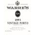 Warre's Vintage Port (stained label) 1991 Front Label