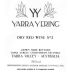 Yarra Yering No. 2 Dry Red (1.5 Liter Magnum) 1998 Front Label