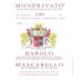 Giuseppe Mascarello Monprivato Barolo 2009 Front Label