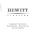 Hewitt Vineyard Cabernet Sauvignon (torn labels) 2010 Front Label