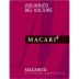 Macarico Macari Aglianico del Vulture 2007 Front Label