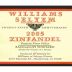 Williams Selyem Bacigalupi Vineyard Zinfandel 2005 Front Label